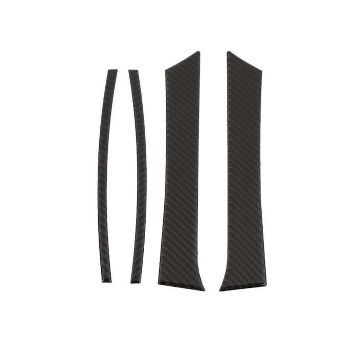 for Commander 2006-2010 Carbon Fiber Car Center Console Navigation Side Strips Trim Sticker Accessor