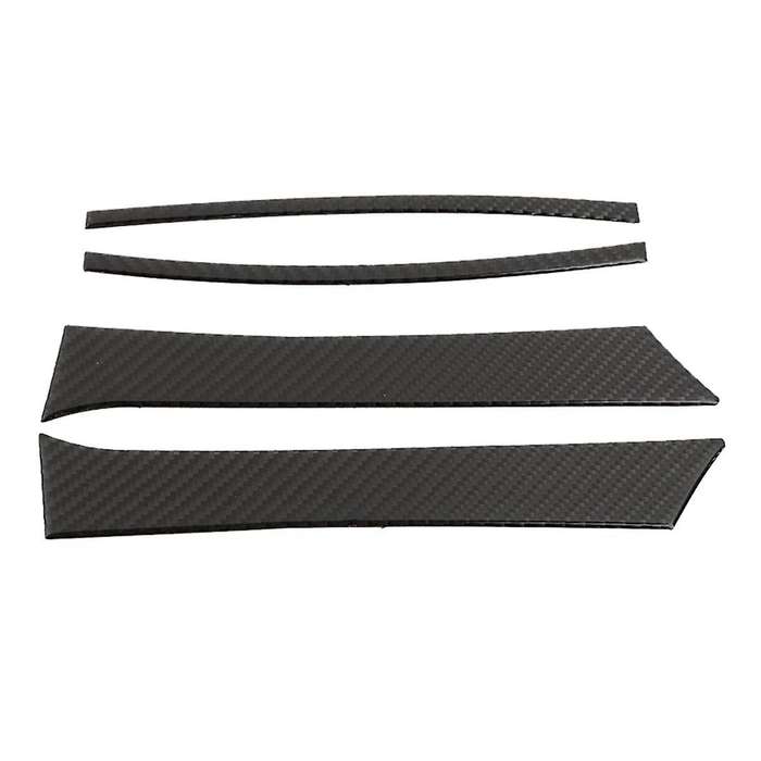 for Commander 2006-2010 Carbon Fiber Car Center Console Navigation Side Strips Trim Sticker Accesso