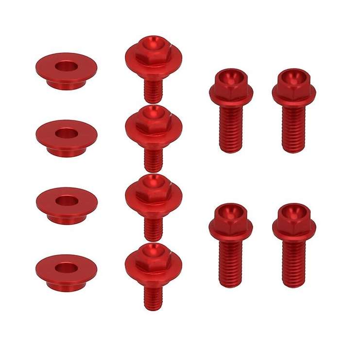 for CRF250R 2004-2005 CRF250X CRF450X 2004-CURR Motorcycle Front Rear Radiator Screw