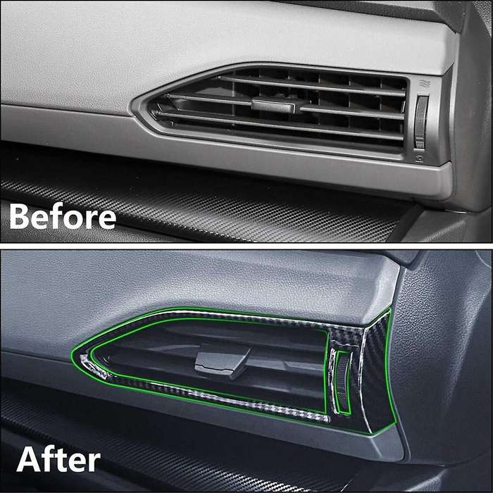 for Crosstrek 2023 2024 Car Side Air Conditioning Vent Outlet Trim Frame Cover Trim Accessories ABS
