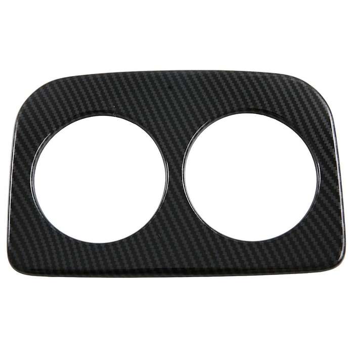 for Crosstrek 2023 2024 Car Rear Water Cup Holder Cover Trim Accessories ABS Carbon Fiber
