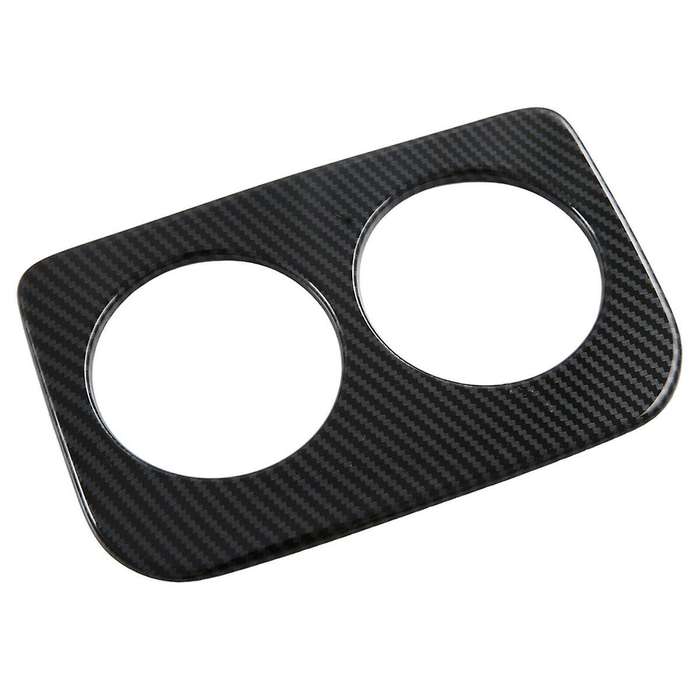 for Crosstrek 2023 2024 Car Rear Water Cup Holder Cover Trim Accessories ABS Carbon Fiber