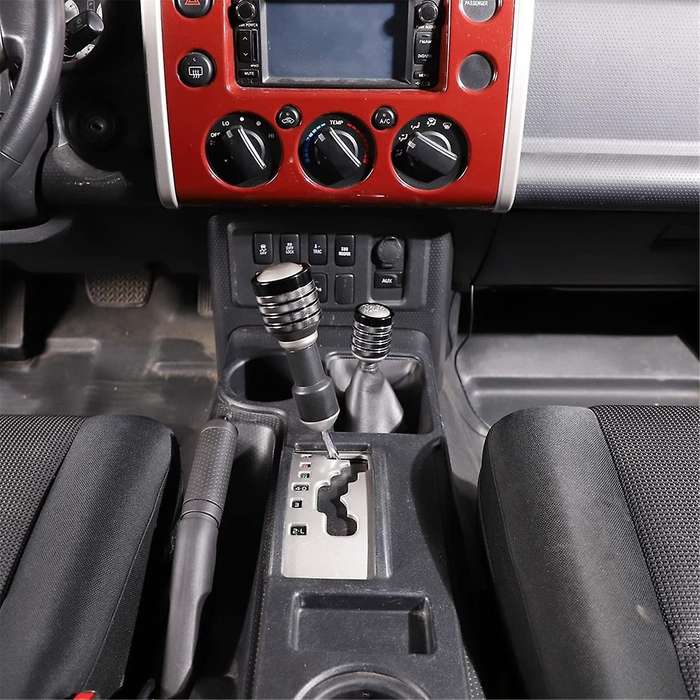 for Cruiser 2007-2021 Gear Head Shift Knob Cover Trim Decoration Accessories Aluminum Alloy - Black
