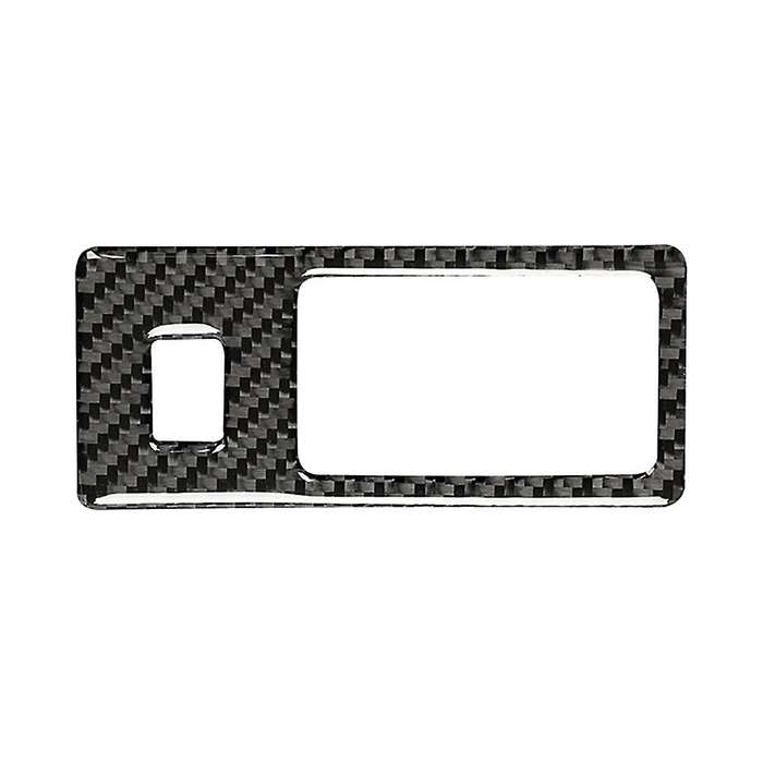 for CX5 -5 2015 2016 Carbon Fiber Headlight Adjustment Switch Cover Trim Decor Car Accessories,with
