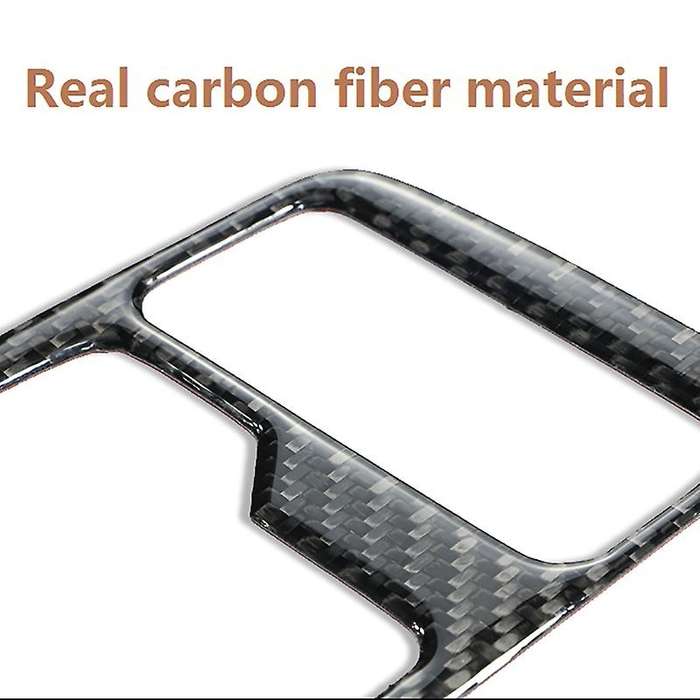 for CX5 -5 2015 2016 Carbon Fiber Central Control Air Conditioning Button Switch Panel Cover Trim Ac