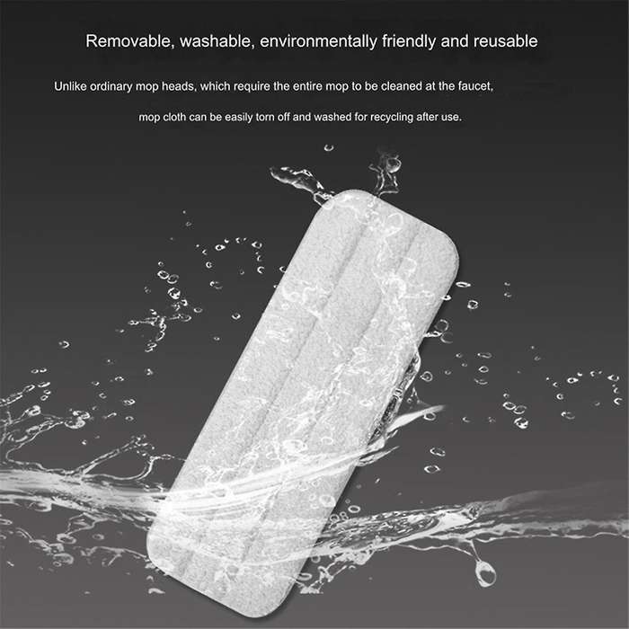 for Deerma TB500 Mop Cloth Pads Water Mop 360 Rotating Cleaning Cloth Wooden Carbon Fiber Cloth