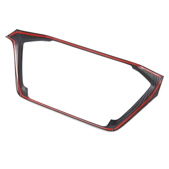 for D-max 2019-2022 Carbon Fiber Style Control Navigation Panel Decoration Cover Sticker
