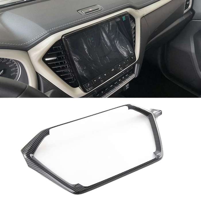 for D-max 2019-2022 Carbon Fiber Style Control Navigation Panel Decoration Cover Sticker