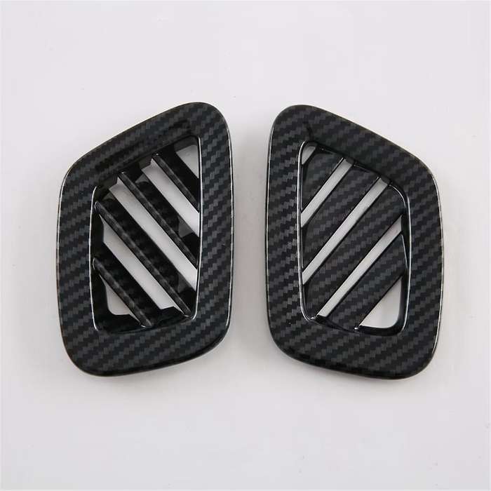 for D-MAX 2023 2024 ABS Carbon Fiber Center Console Dashboard Side Air Outlet Vent Cover Trim Car Ac