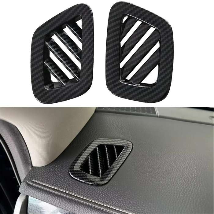 for D-MAX 2023 2024 ABS Carbon Fiber Center Console Dashboard Side Air Outlet Vent Cover Trim Car Ac