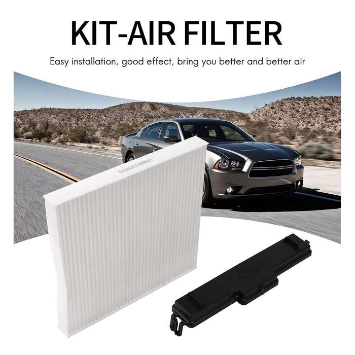 for Dodge Ram 1500 2500 3500 Cabin Air Filter Kit Cabin Air Filter & Filter Access Door 68052292aa