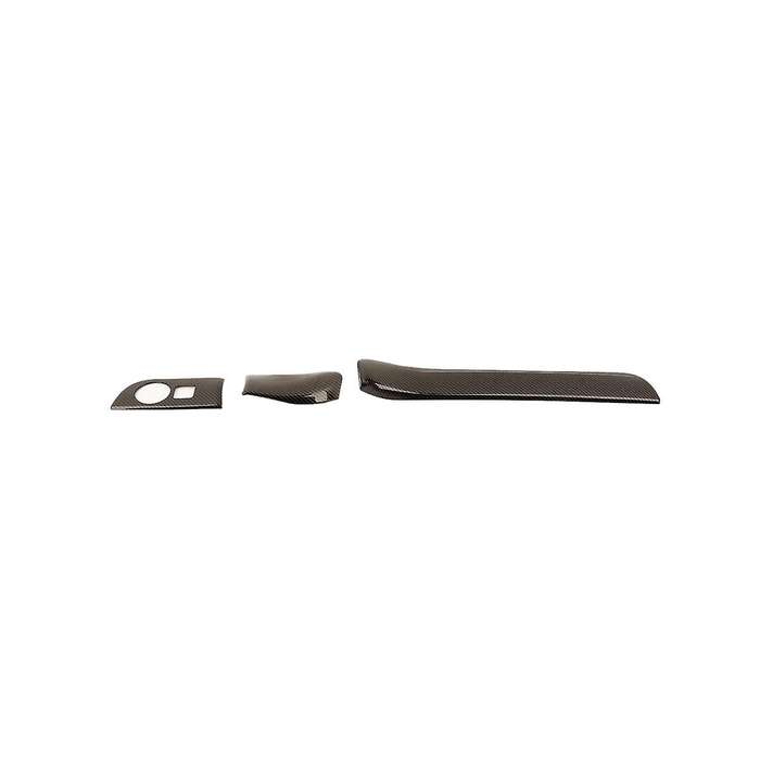 for Durango 2011-2020 Abs Carbon Fiber Dashboard Panel Cover & Headlight Switch Button Panel Trim -