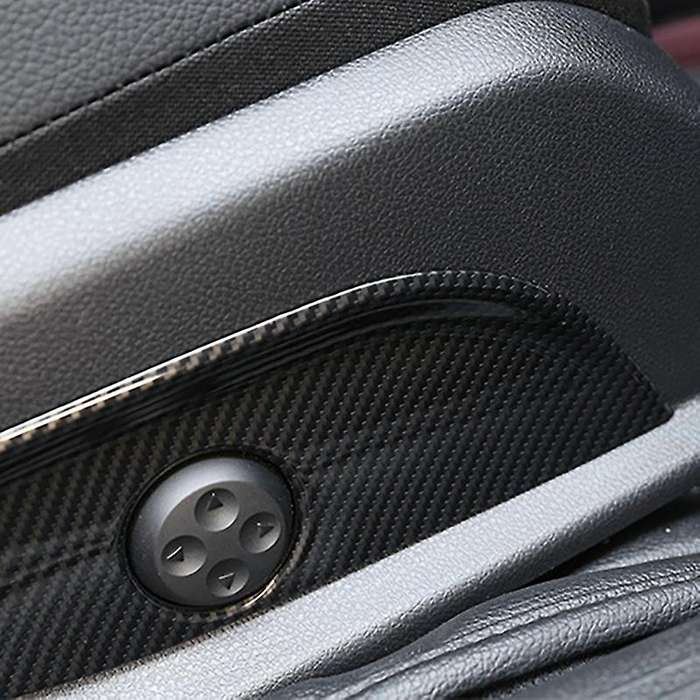 for E C GLC GLS Class W212 W205 Carbon Fiber 4Pcs Car Interior Seat Adjust Panel Switch Button Cover