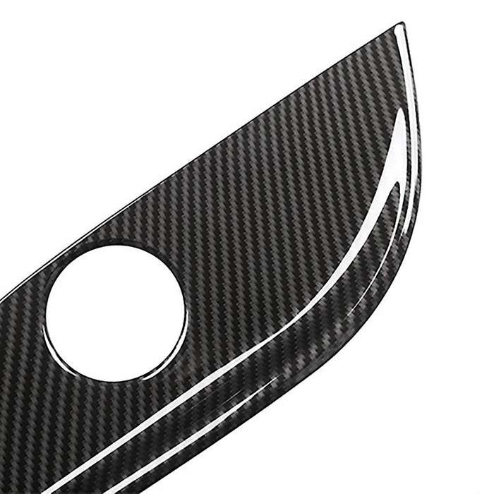 for E C GLC GLS Class W212 W205 Carbon Fiber 2Pcs Car Interior Seat Adjust Panel Cover