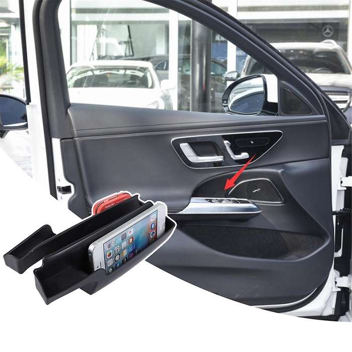 for E Class W214 2024 Car Door Storage Box Organizer Tray Door Handle Pocket Insert ,Front Door