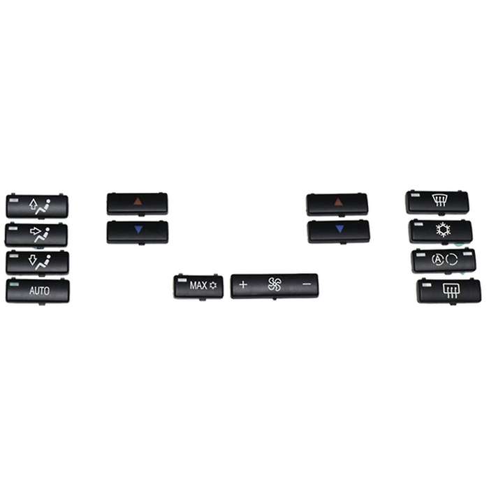 for E39 E53 525I 530I 540I M5 X5 14 Button Key Cover Car Air Conditioner A/C Control Panel Switch 64
