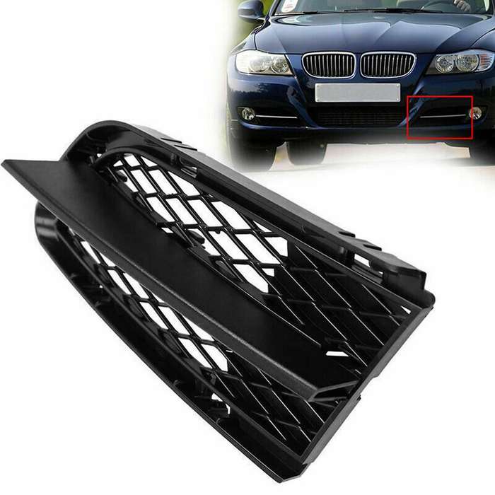 for E90 E91 325I 328I 2008-2012 Left Side Front Bumper Lower Fog Light Grille Grill 51117138417
