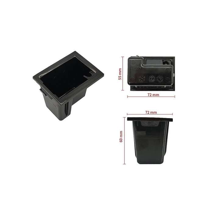 for E-class W213 2016-2020 Back Row Ashtray Box Coin Box Storage Box 2136808204 Car Accessories