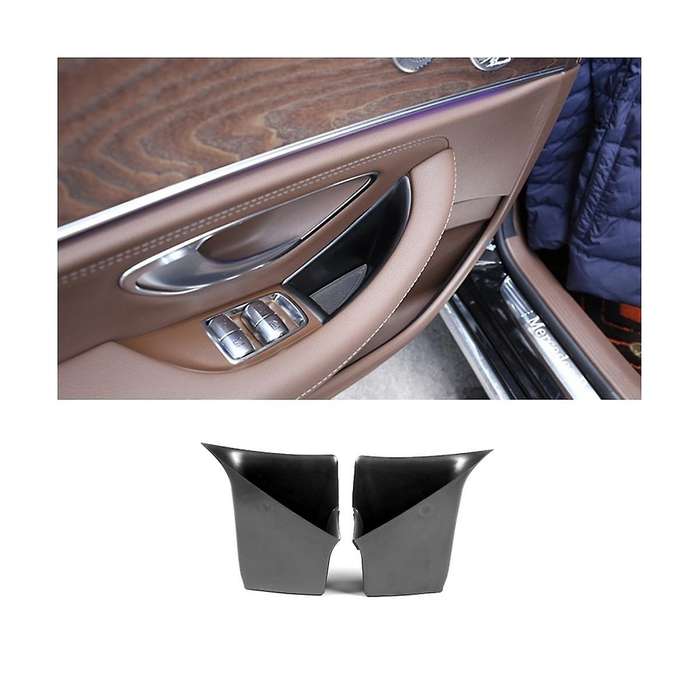 for E-class W213 2016-2021 Lhd Car Front Door Armrest Handle Holder Storage Box Insert Accessories