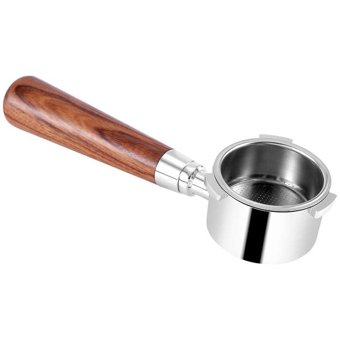 for Eco680 Espresso Coffee Machine Wood Handle Filter Included 51mm Stainless Steel Coffee Basket C