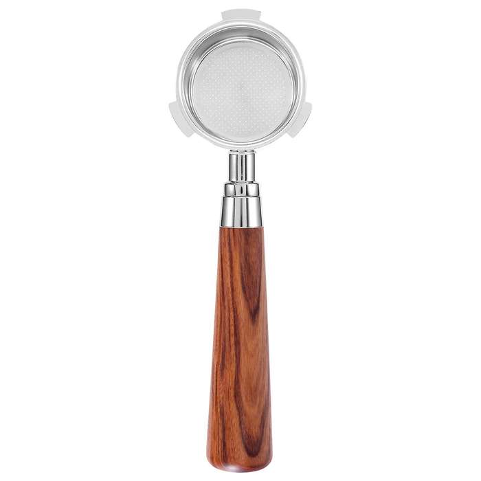 for Eco680 Espresso Coffee Machine Wood Handle Filter Included 51mm Stainless Steel Coffee Basket C