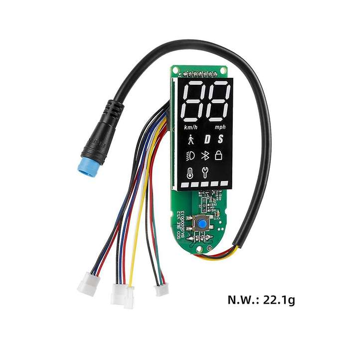 for Electric Scooter Dashboard Four-Wire Double Brake Display Circuit Board