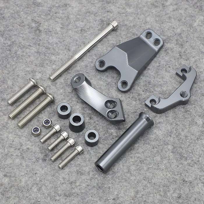 for ER6N ER-6N 2012 -2016 Steering Damper Bracket Motorcycle CNC Steering Damper Bracket Stabilizer