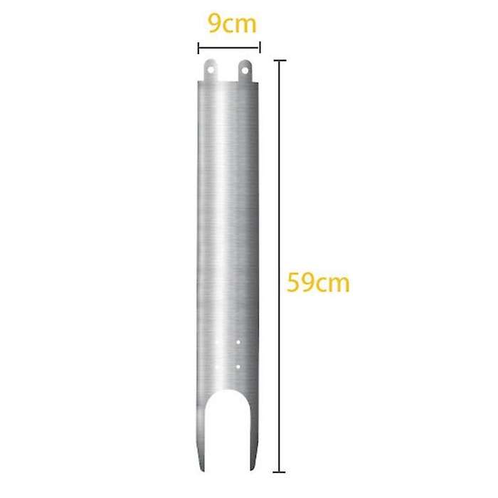 for ES1 Electric Scooter Upgrade Parts Chassis Armor Guard Plate 304 Stainless Steel Accessories Bla