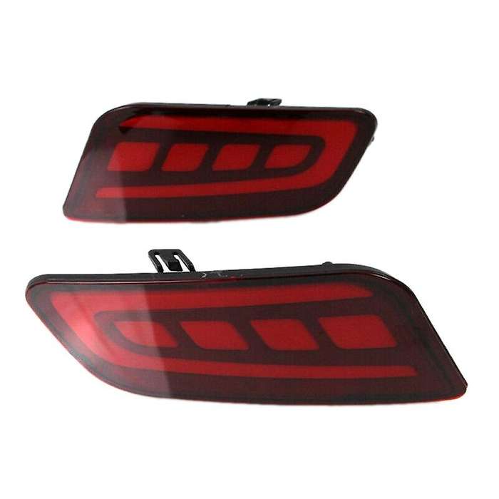 for Everest 2016 - 2018 with 2 Function Rear Bumper Reflector Red LED Foglight/Brake Tail Lights wit