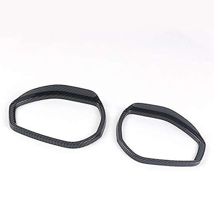 for Explorer 2020 Car Rearview Mirror Rain Eyebrow Deflector Blades Rear View Mirror Frame Decoratio