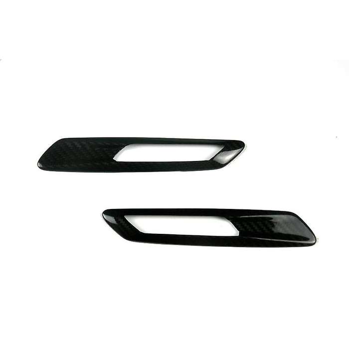 for F10 5 Series 520 525 2011-2013 Carbon Fiber Front Side Light Eyebrow Eyelid Sticker Trim