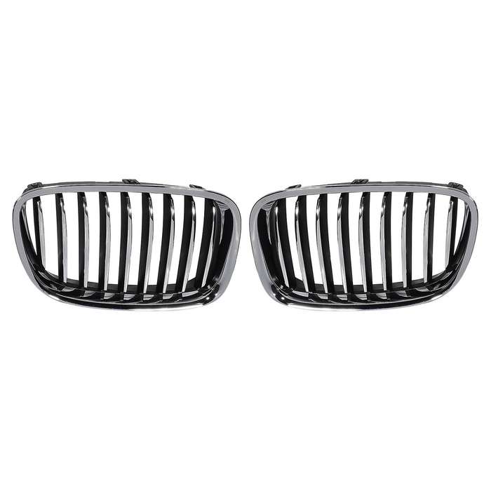for  F07 5 Series GT 520 528 530 535 550 2010-2017 Chrome Front Bumper Hood Kidney Grill Grille