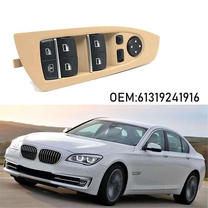 for F01 F02 F03 F04 740I 750Li 760Li Power Master Window Switch Button 61319241916