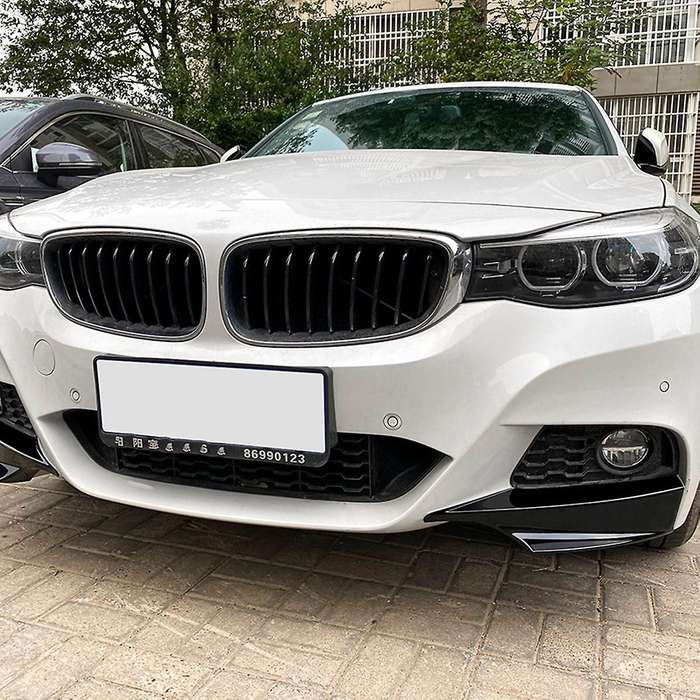 for F34 GT Front Bumper Lip Diffuser Splitter Spoiler Protector 325D 328I 335D 335I 2014-2019 Black