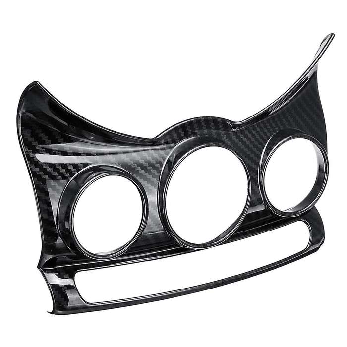 for F55 F56 F57 ABS Carbon Fiber Car Center Console Trim Air Switch Cover Interior Accessories
