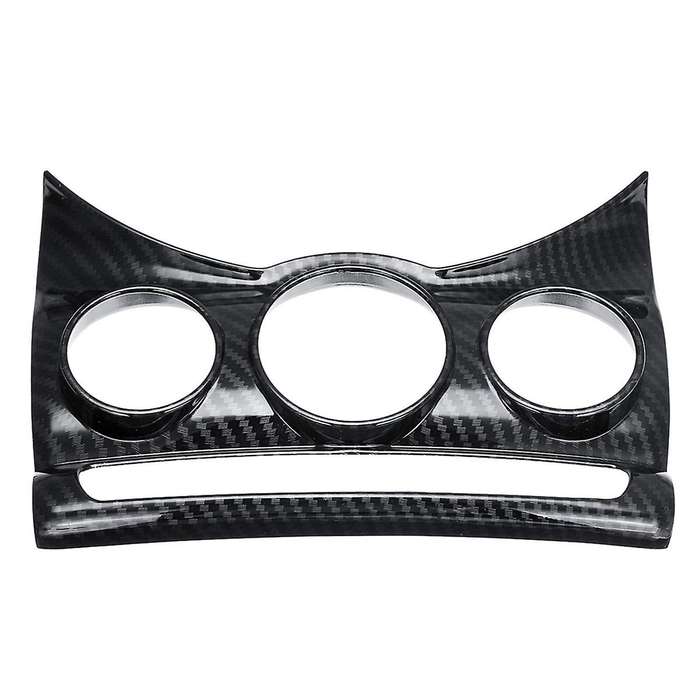 for F55 F56 F57 ABS Carbon Fiber Car Center Console Trim Air Switch Cover Interior Accessories