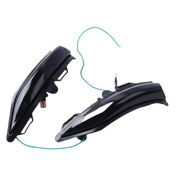 for Fiesta ST Line MK8 2019+ Car LED Dynamic Side Rearview Mirror Light Turn Signal Indicator Blue+Y