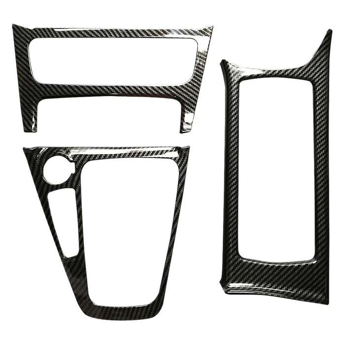 for Focus 2015 2016 2017 MK3 ST Carbon Fiber Color ABS Inner Shift Panel Cover Trim LHD