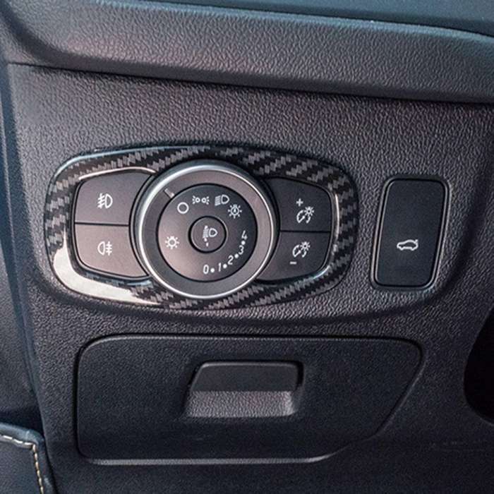 for Focus 2019 2020 Car Head Light Lamps Adjustment Switch Cover Trim Accessories B
