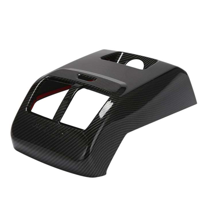 for Focus MK4 2019-2021 ST Line Carbon Fiber Rear Air Conditioning Outlet Panel Frame Cover