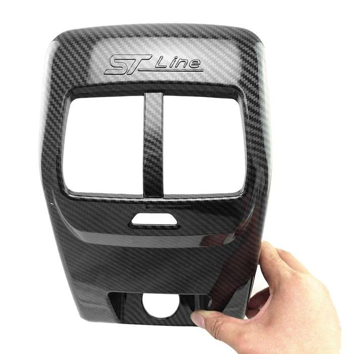 for Focus MK4 2019-2021 ST Line Carbon Fiber Rear Air Conditioning Outlet Panel Frame Cover