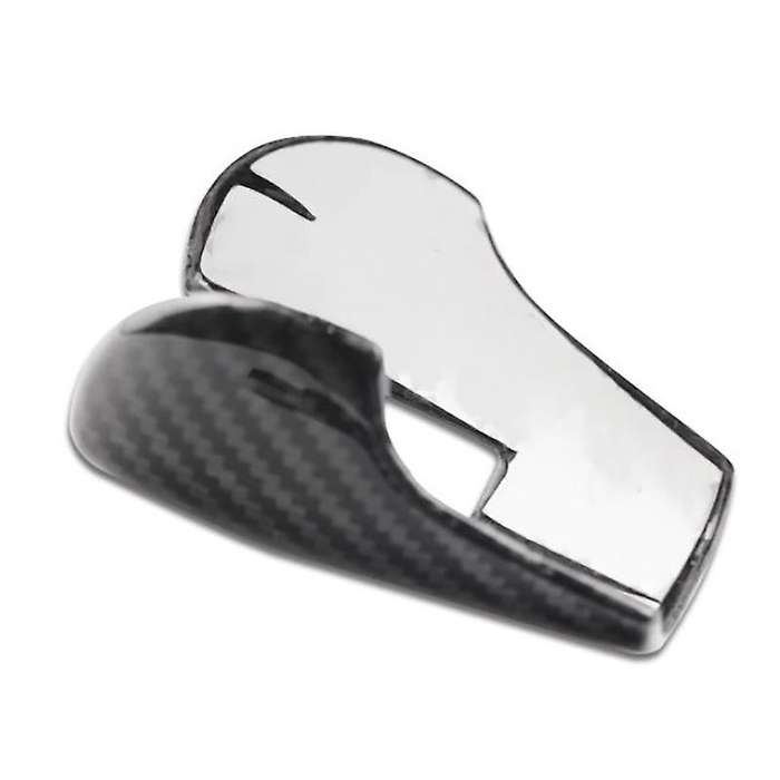 for Forester 2013-2018 Car Real Carbon Fiber Gear Shift Head Knob Cover Trim Accessories