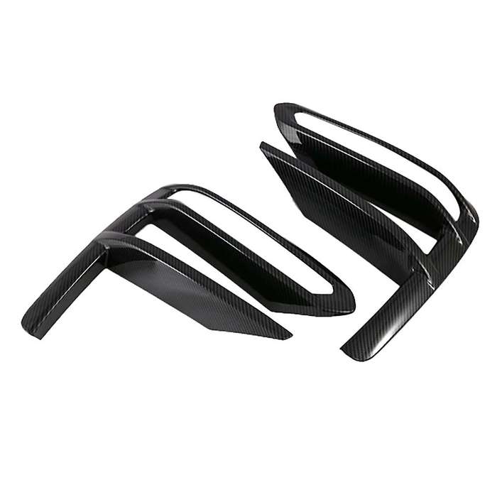for Forte Cerato 2019 2020 2021 Carbon Fiber Front Fog Light Lamp Cover Trim Foglight Bezel Decorati