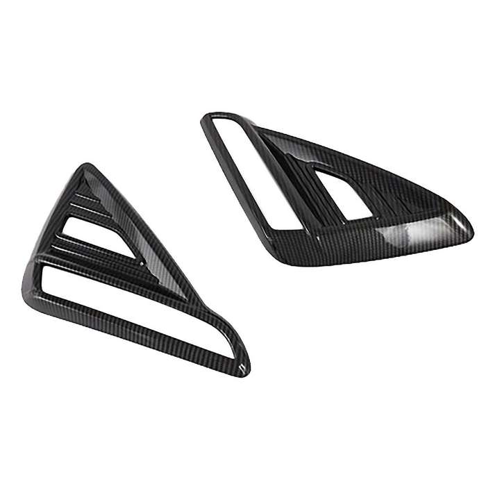 for Forte Cerato 2019 2020 2021 Carbon Fiber Rear Fog Light Lamp Cover Trim Foglight Bezel Decoratio