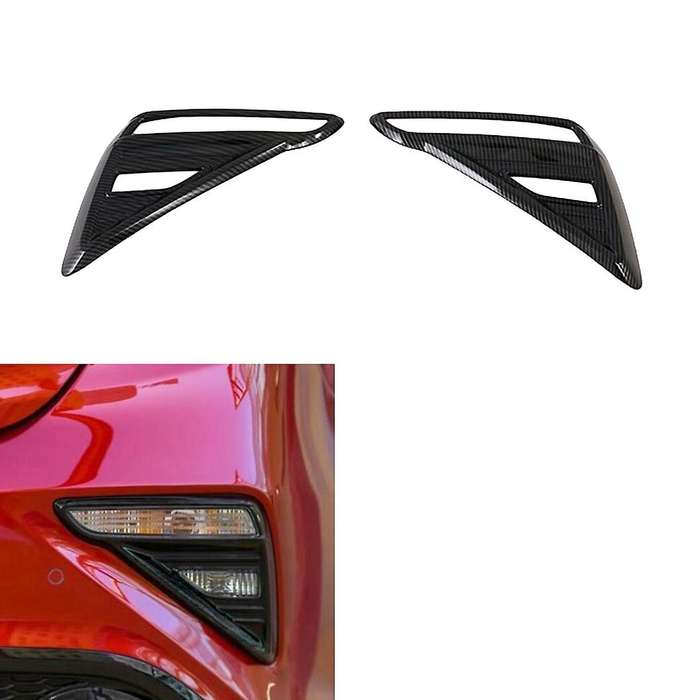 for Forte Cerato 2019 2020 2021 Carbon Fiber Rear Fog Light Lamp Cover Trim Foglight Bezel Decoratio