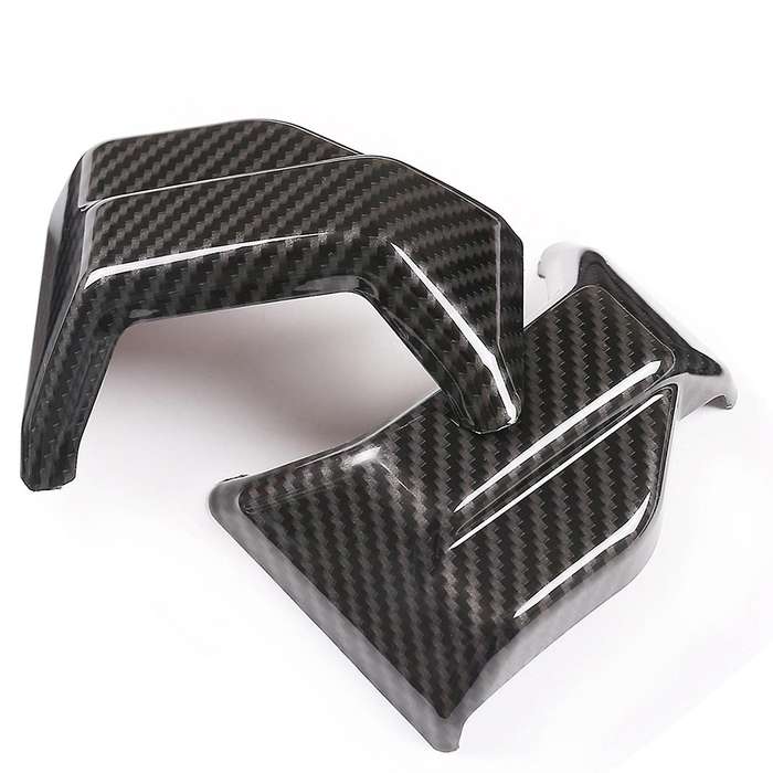 for G Class W463 2019-2020 Carbon Fiber Front Safety Seat Belt Buckle Cover Trim Stickers Accessorie