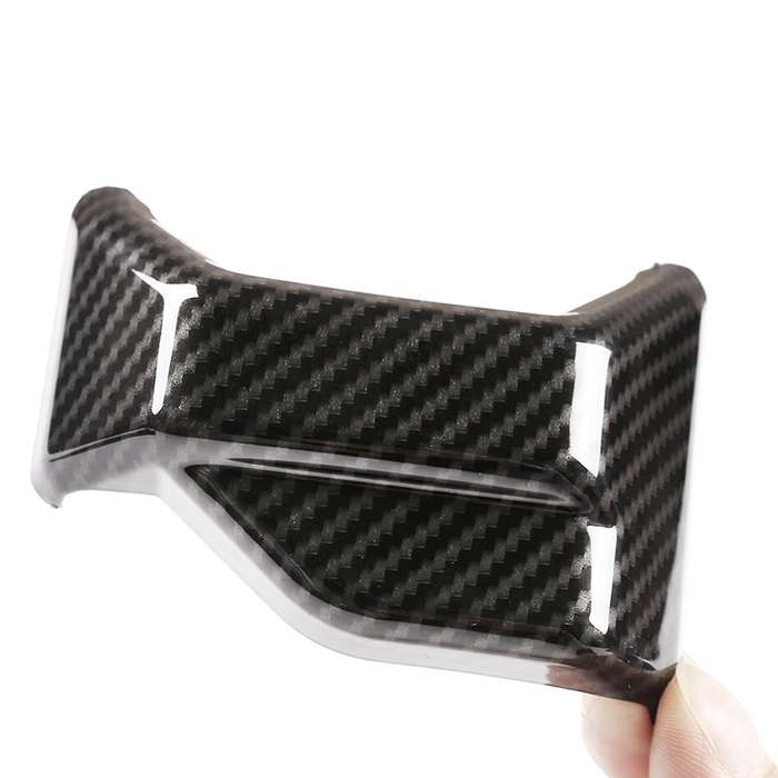 for G Class W463 2019-2020 Carbon Fiber Front Safety Seat Belt Buckle Cover Trim Stickers Accessorie