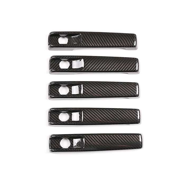 for G Class W463 G65 G63 G500 G550 2019-2022 Dry Carbon Fiber Exterior Door Handle Cover Trim Access