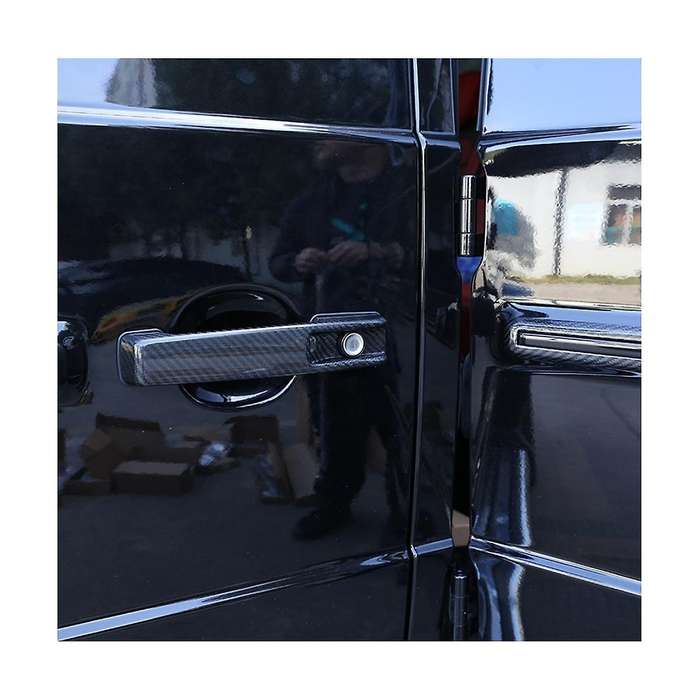 for G Class W463 G65 G63 G500 G550 2019-2022 Dry Carbon Fiber Exterior Door Handle Cover Trim Access