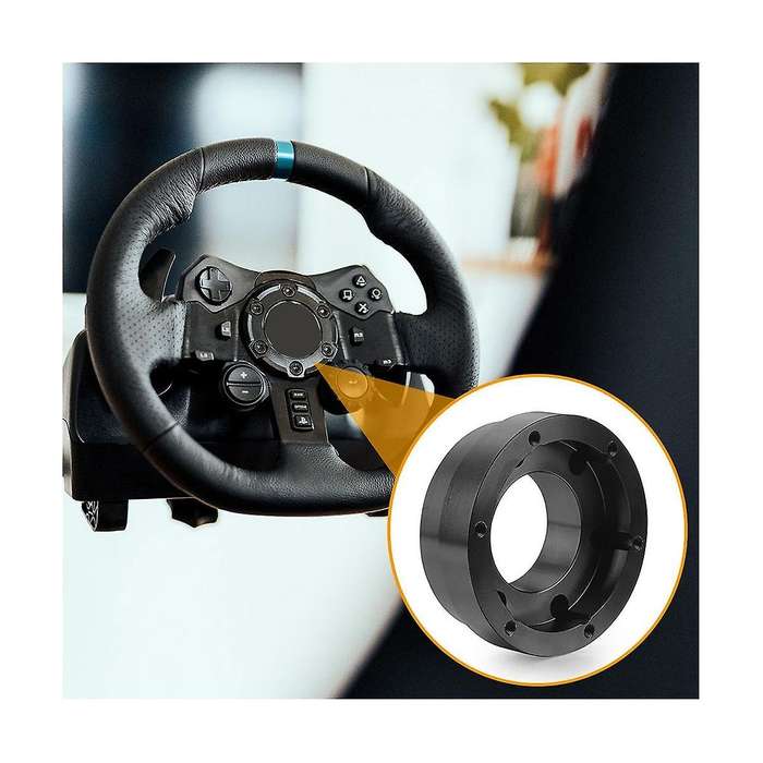 for G29 70mm Adapter Plate for 13inch Steering Wheel Pcd Racing Car Game Modification-black